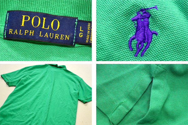 ポロラルフローレンPOLO半袖ポロシャツ画像メンズレディースコーデ＠古着屋カチカチ