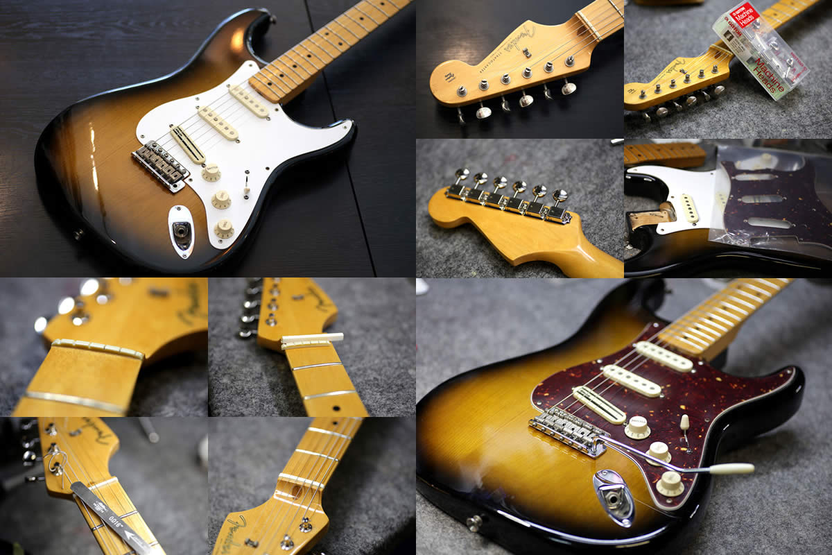 Fender USA American Standard ストラト - ピックガード、ナット、ペグ 