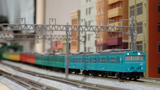 限定品 JR 103系通勤電車（山手線おもしろ電車）セット - ビスタ模型 