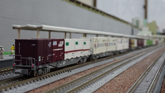 EH800とコキ106+107 10両セット - ビスタ模型鉄道（エヌゲージ日記）