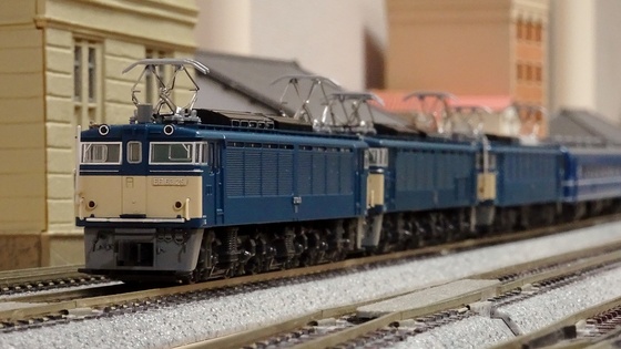 EF62 後期形 JR仕様と14系「能登」 - ビスタ模型鉄道（エヌゲージ日記）