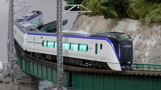 鉄道模型】E353系「あずさ・かいじ」付属編成 - ビスタ模型鉄道
