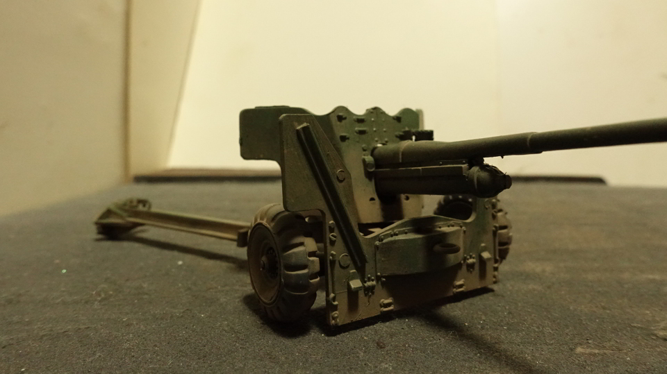 タミヤのミリタリーミニチュアシリーズ  No.005 イギリス陸軍 ６ポンド対戦車砲 その３